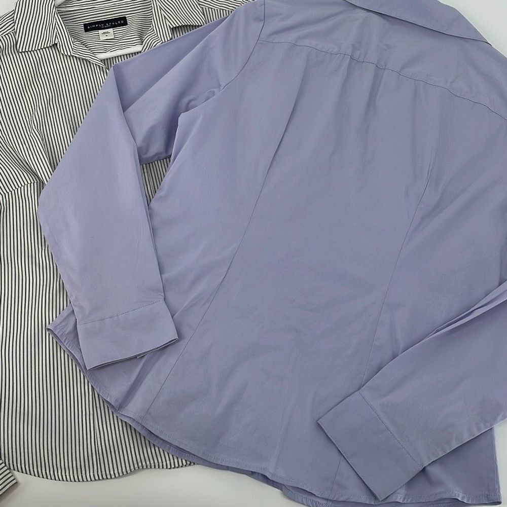 Simply Styled By Sears Button Up Collared Shirts … - image 3